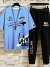 Men's cotton trousers Blue & Black